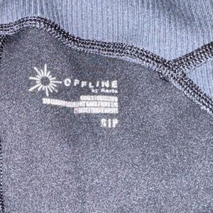 AERIE OFFLINE AE WOMENS BLACK LEGGINGS SIZE SMALL